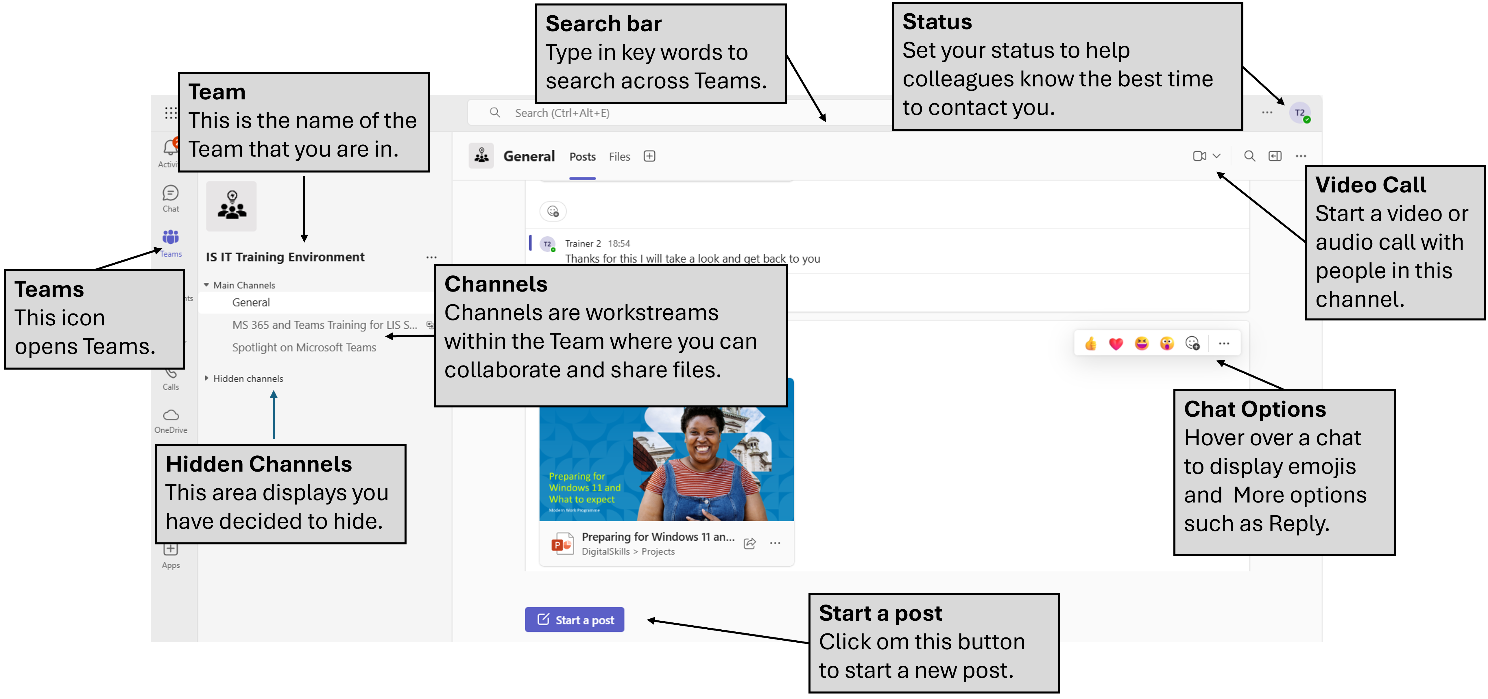 Teams Interface
