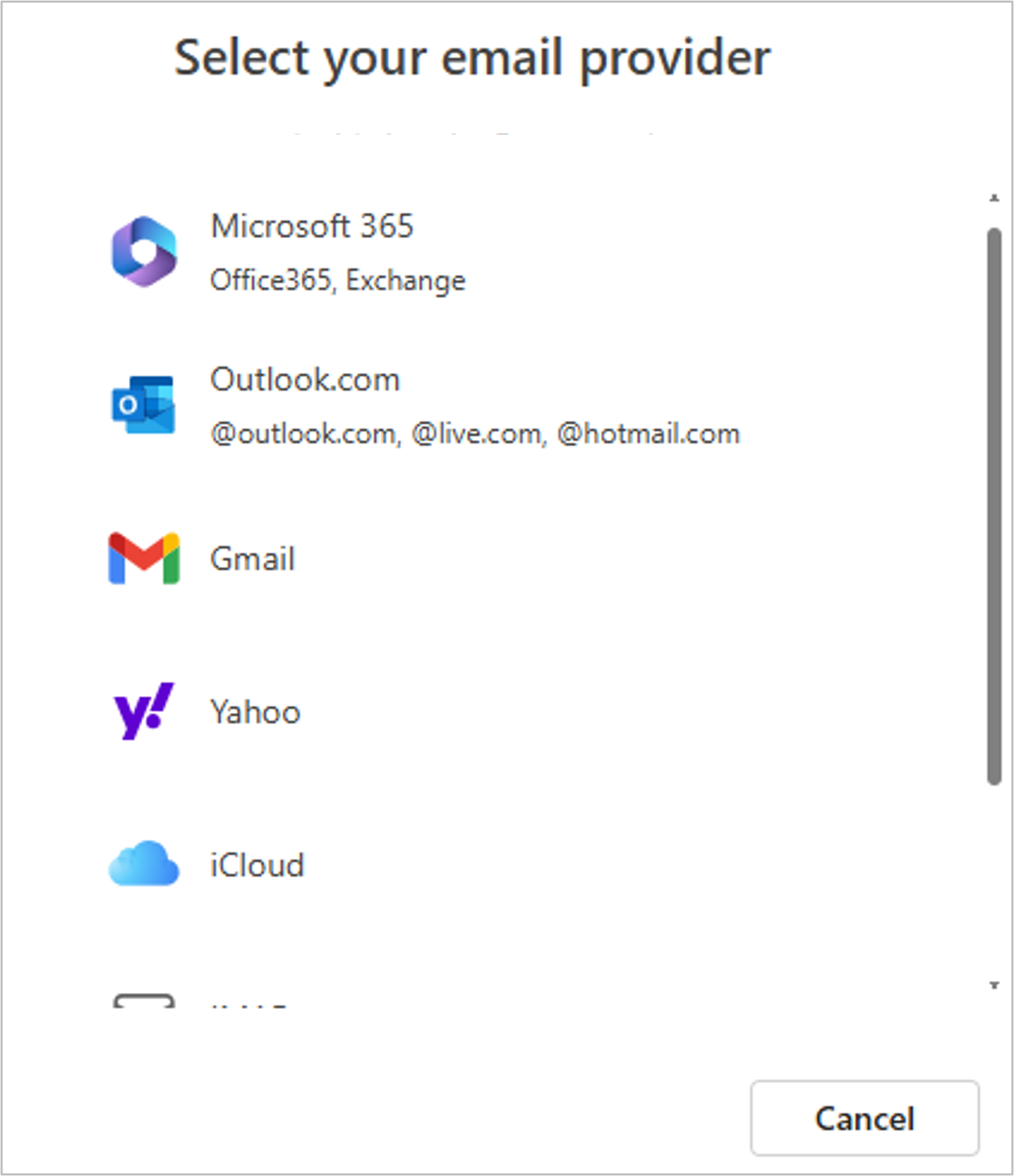 Choose Microsoft 365