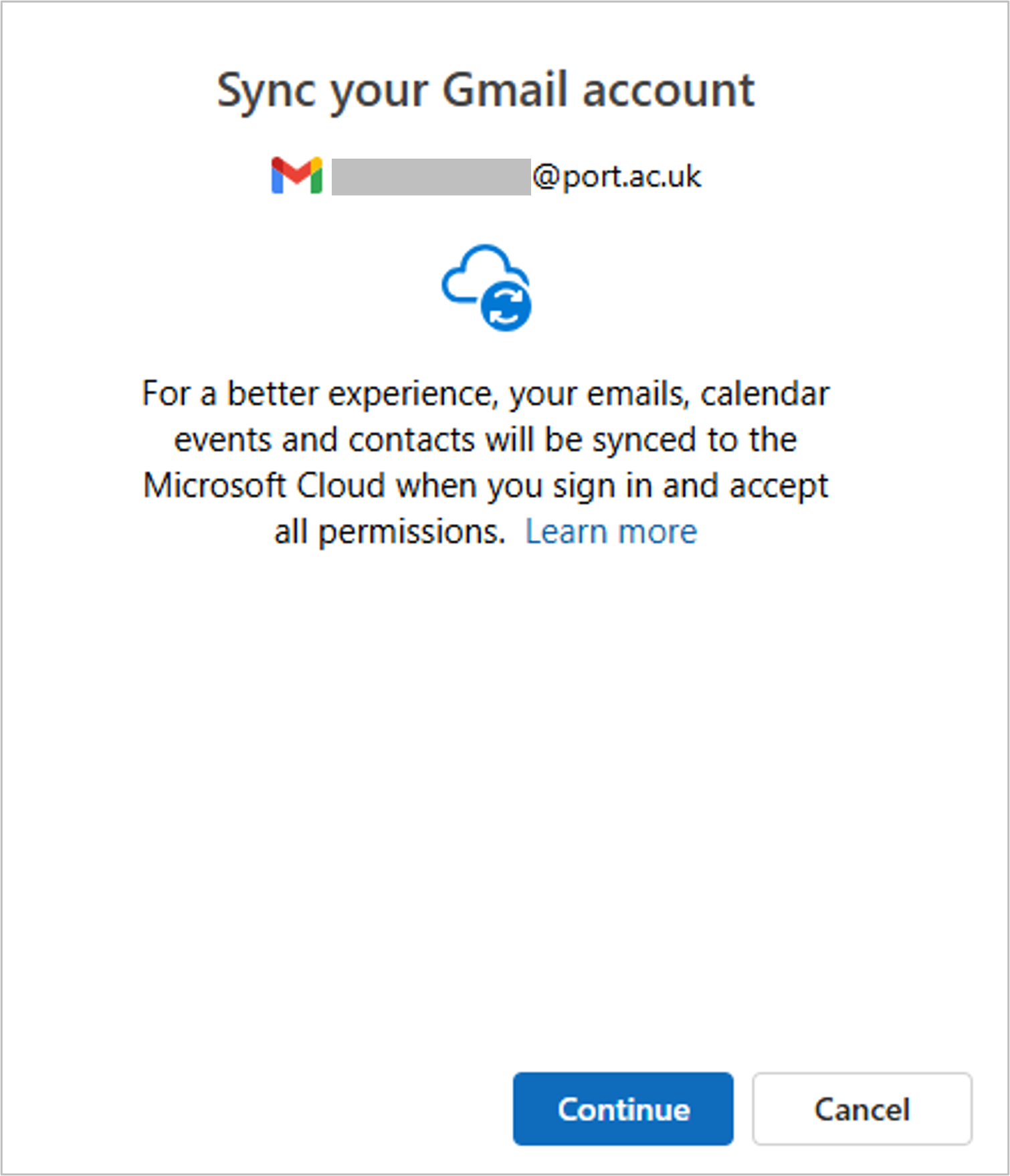Choose Microsoft 365