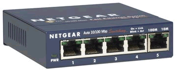 Netgear ProSafe® FS105 5-port 10/100 Desktop Switch