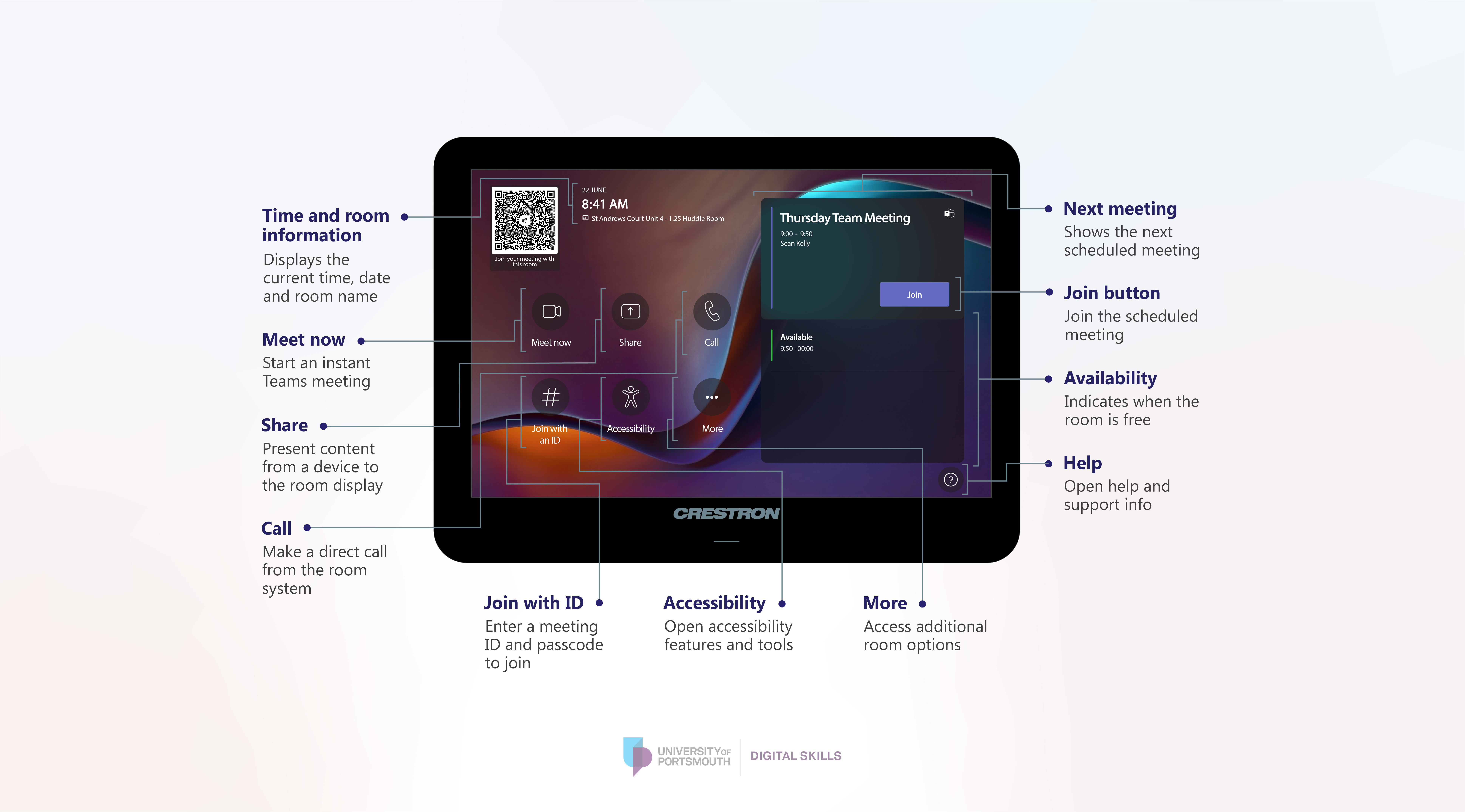 Microsoft Teams Room Interface