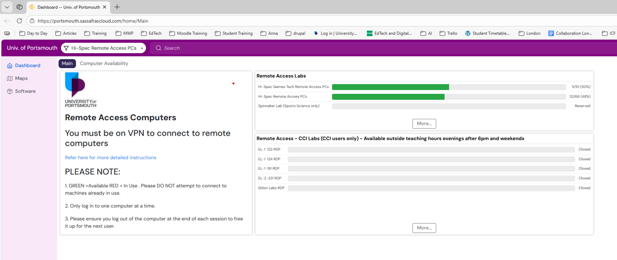 remote access dashboard