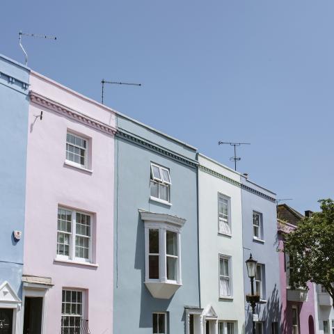Row of houses in Portsmouth
