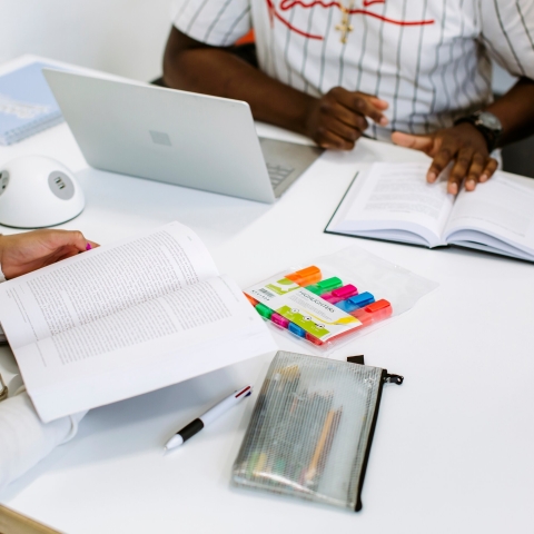 Collaborative work is one of the ways students learn at University of Portsmouth