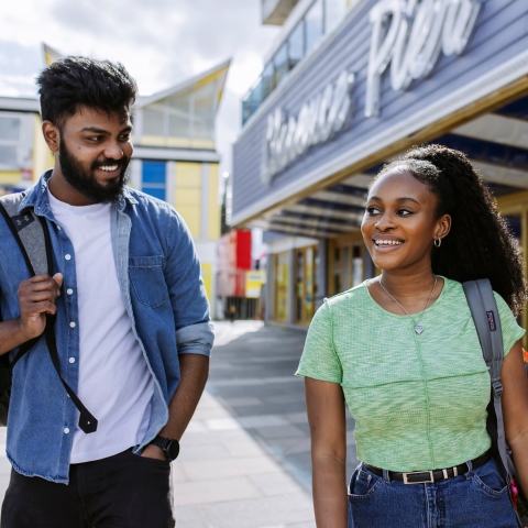 B-roll Day one - walking past arcade on Clarence Pier