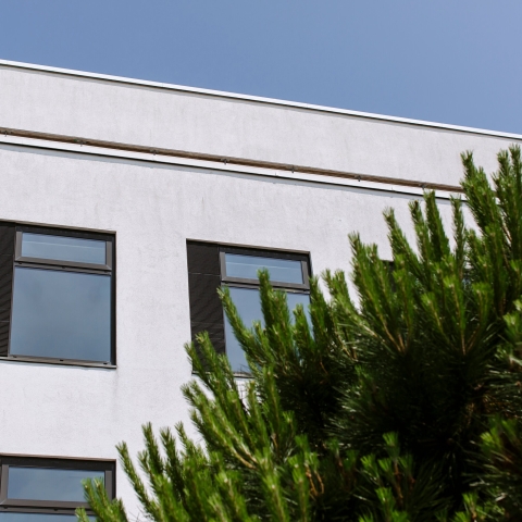   An external shot of Portland Building