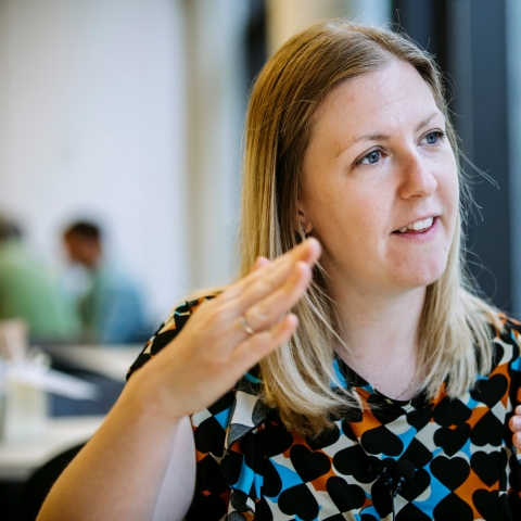 Students in a lecture, using their laptops