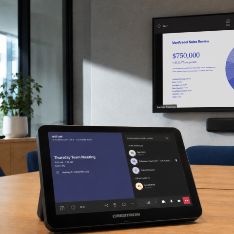 Microsoft Teams Room panel
