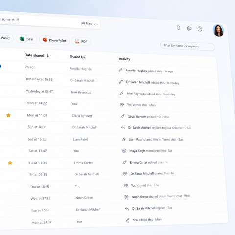 OneDrive interface banner
