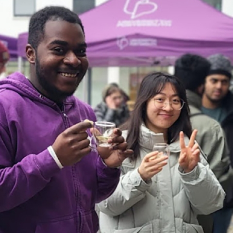 Students at a Pot Gang event on campus