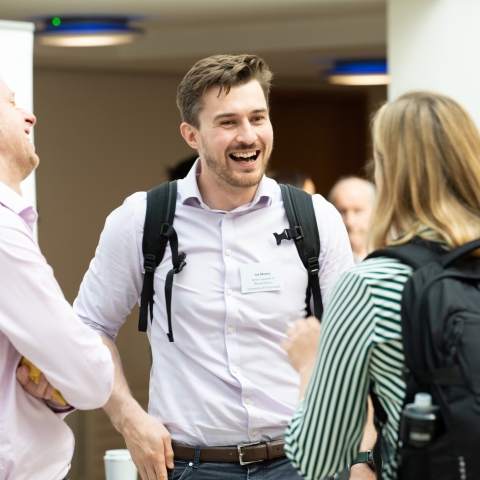 Group of people laughing