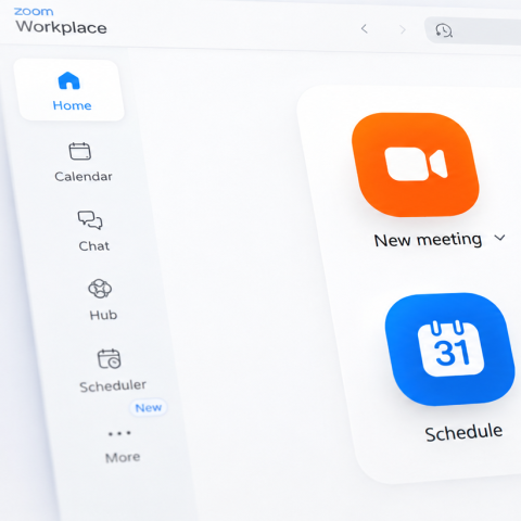 Zoom workplace interface