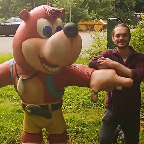 Kian with games character