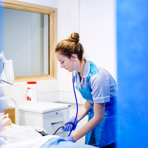 SHSSW photo shoot, November 2018 Nursing, Operating Department Practice (ODP) and Paramedic Science students.