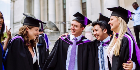  Students at Graduation in Guildhall Square
