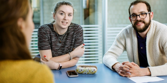 Students in a seminar