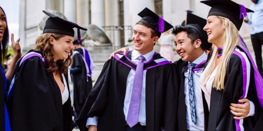  Students at Graduation in Guildhall Square