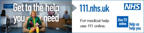 NHS 111 online logo