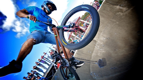 Glen wicken on bmx