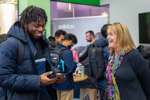 Careers Centre full of people