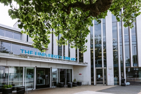 University of portsmoutn library entrence