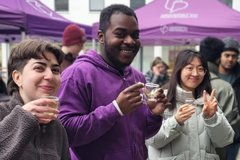 Students at a Pot Gang event on campus