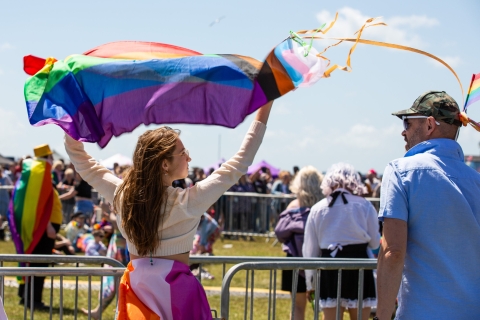 Portsmouth Pride 2022 - For University wide use for newsletters, social media and internal communications promoting Portsmouth Pride and to show the University's support of LGBTQ+. Not for use of campaigns, adverts or unrelated use.