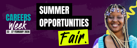 Summer Opportunities Fair-Careers Week Banner