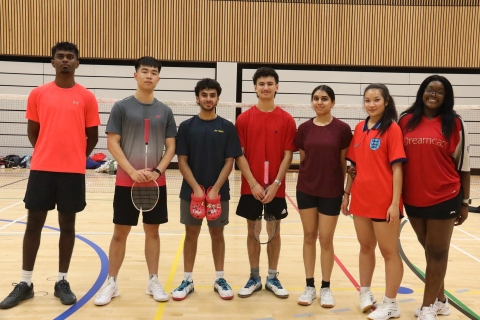 Students wearing red for Show Racism the Red Card