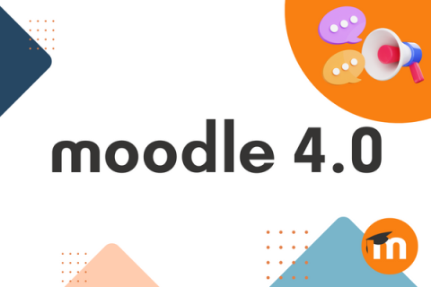 Moodle 4.0 logo