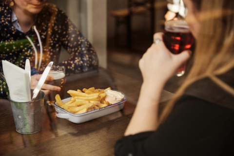 Diners sharing bowl of chips at Southsea Village
The Southsea Village - Palmerston Road - City Guide 2022