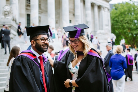 Graduates in Guildhall Square