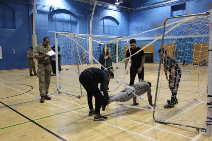Students taking part in Practical Leadership Techniques