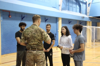 Students taking part in Practical Leadership Techniques