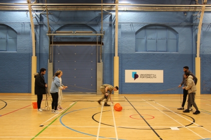 Students taking part in Practical Leadership Techniques