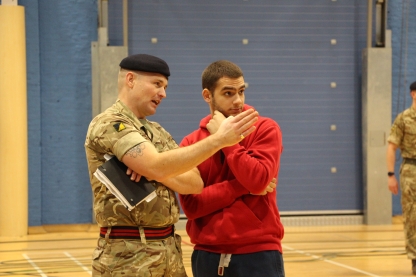 Students taking part in Practical Leadership Techniques