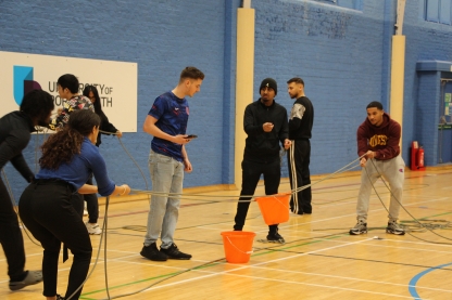 Students taking part in Practical Leadership Techniques