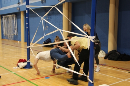 Students taking part in Practical Leadership Techniques