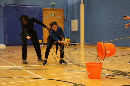 Students taking part in Practical Leadership Techniques