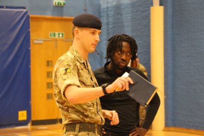 Students taking part in Practical Leadership Techniques