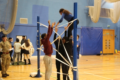 Students taking part in Practical Leadership Techniques