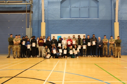 Students taking part in Practical Leadership Techniques