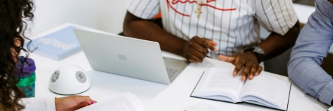 Collaborative work is one of the ways students learn at University of Portsmouth