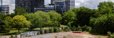 Campus miscellaneous; June 2019; New academic building in Victoria Park