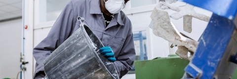 Student pouring water from bucket into large container
Technology Facilities Day One - NOT FOR THIRD PARTY - CONSENT