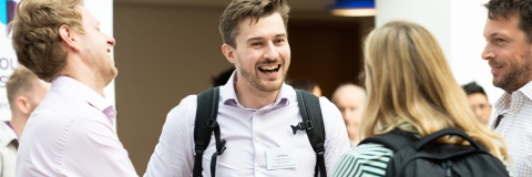 Group of people laughing