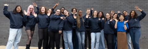 Group photo of the reslife team