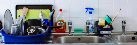 Household items in the kitchen