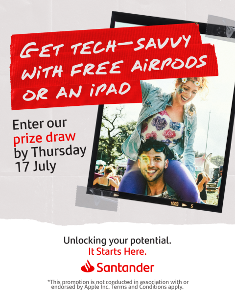 Get tech-savvy with free airpods or an ipad