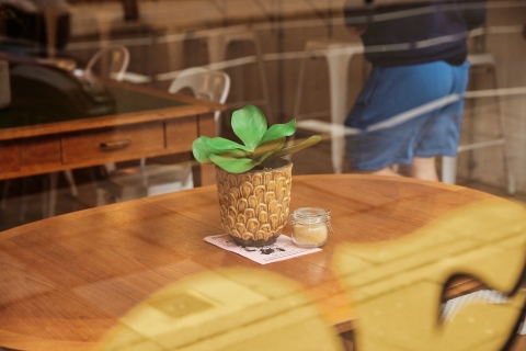 Table and plant pot on table
Hideout Coffee - City Guide 2022